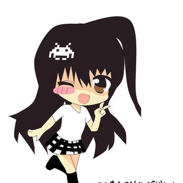 Chika-tan ver SpaceInvader chibi