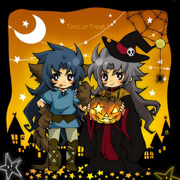 双子ハロウィン