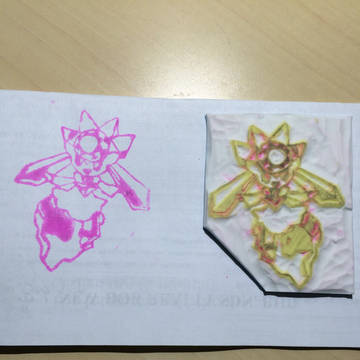 消しゴムはんこ ディアンシー