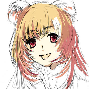 らくがき途中