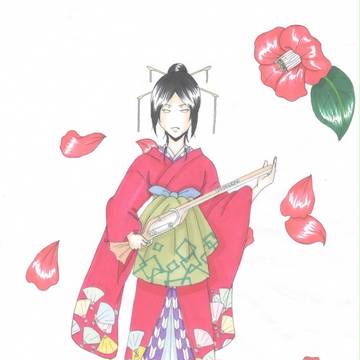 着物と銃