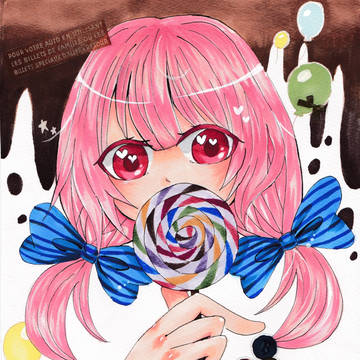 文化祭に出したイラストそのいっち～