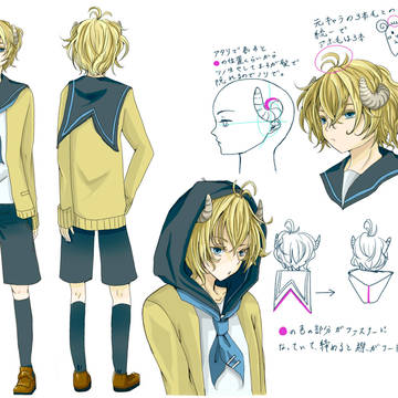 今更ですがアイコン擬人化してみました!!