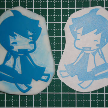 消しゴムはんこ　筈PKAITO2