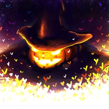 ハロウィンの落書