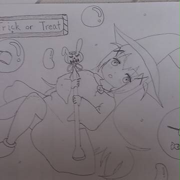 ハロウィーン　チノちゃん