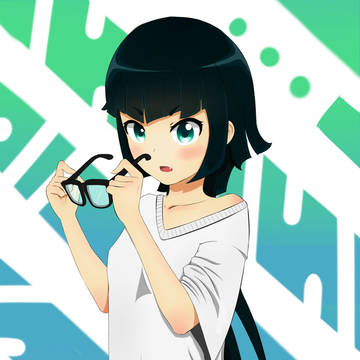 Girl with glasses
