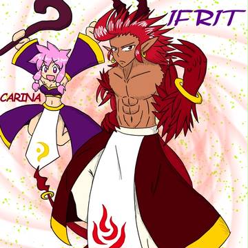 【オリキャラ】カリーナ＆イフリート