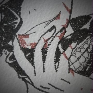 ☠点描画【白カネキ】