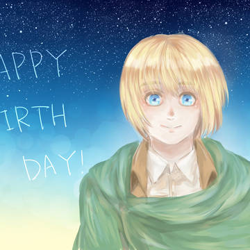アルミンお誕生日おめでとう！