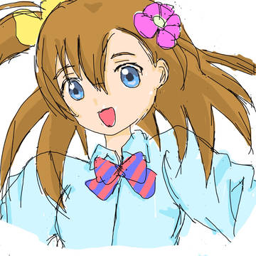 ほのかでアニメ塗りの練習