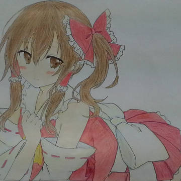 霊夢さん塗ってみた