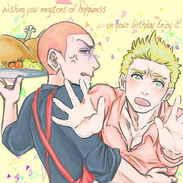 神那さんハッピーバースデー┌(_Д_┌ )┐！