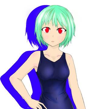 水着の女の子