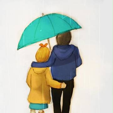 雨の中の二人【霧雨ED１後】