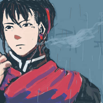 イブキ君を落書き