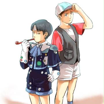 阿古丸とコウ