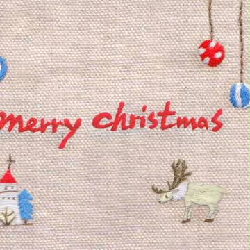 annasの刺繍アニメーション『少女のクリスマス』