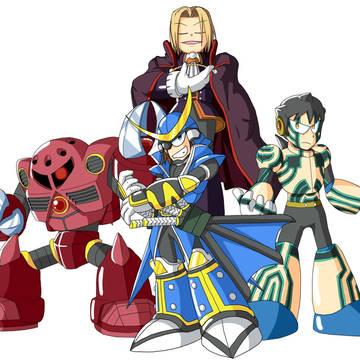 ロックマン∞3　ボス絵その１