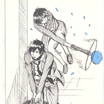 背中、借ります！