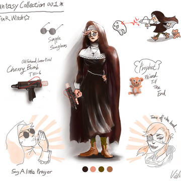 Character Design - Star Witch
