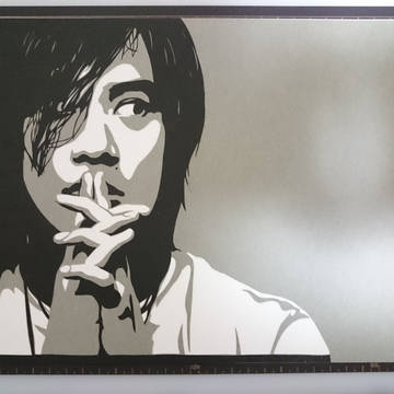 切り絵で鈴木達央
