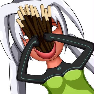 ポッキーを食べ過ぎて喉につまらせたカナタちゃん