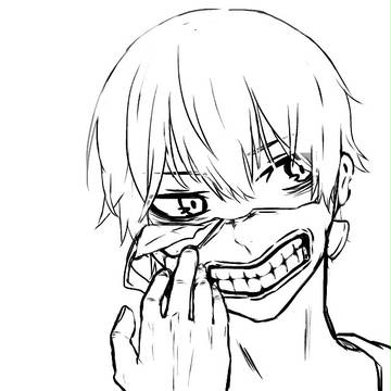 ウタさん、カネキくん落書き