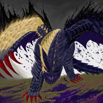 新絵心教室でゴア・マガラ過渡期を描いてみた