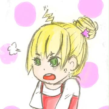 angry girl 上色練習