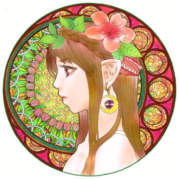 横顔
