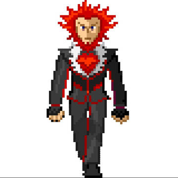 ポケモンXYドット絵 フレア団のフラダリ