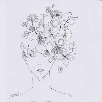 Boy and Flower