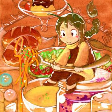 イカとトマトのパスタ