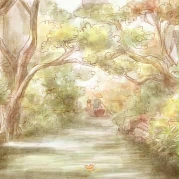 静かに乗る