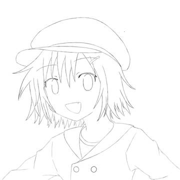 Twitterアイコン線画