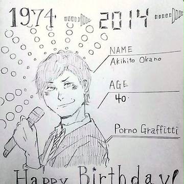 ついったにあげてた昭仁さんハピバ絵
