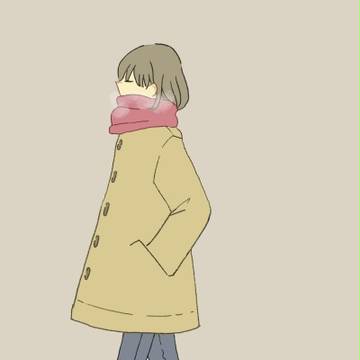 寒くても散歩は好き
