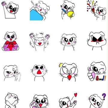 たれみみ猫のスコ　LINEスタンプ