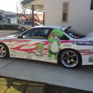 痛車 ぷちます!仕様 サイド(助手席側)