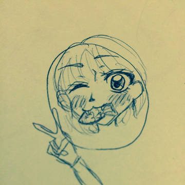 5分クオリティ(。・人・`。)ボールペンでw