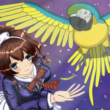 parrot with 华宫凪沙