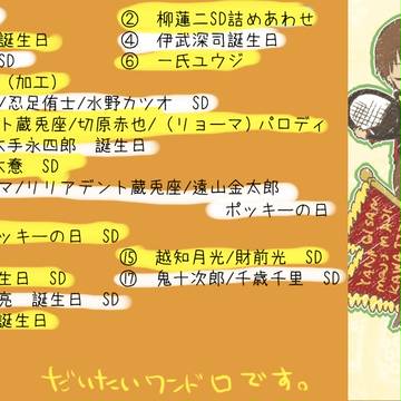 テニプリ落書きまとめ・１１月