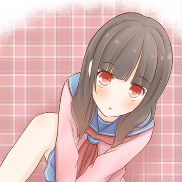上目遣い