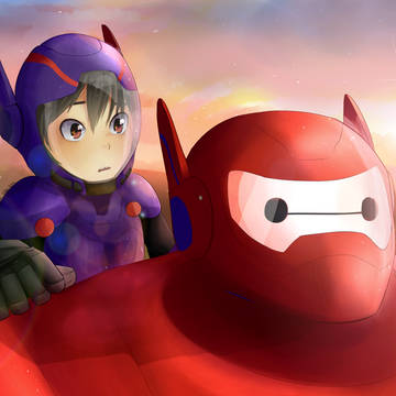 [Redraw] Hiro and Baymax