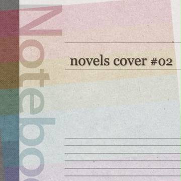 【フリー素材】ノートの表紙っぽいの【小説用表紙】