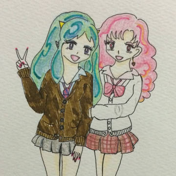 うちら親友だっちゃ☆