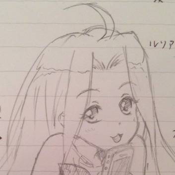 ルリア　落書き