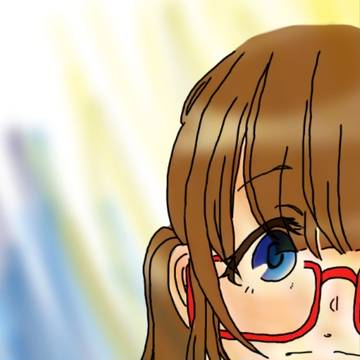 おさげちゃん。