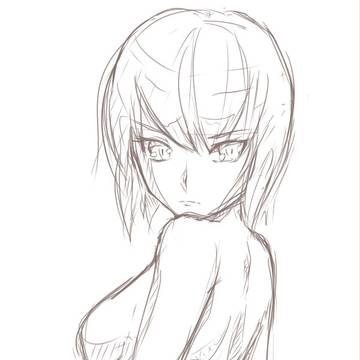 寝る前落ち描き